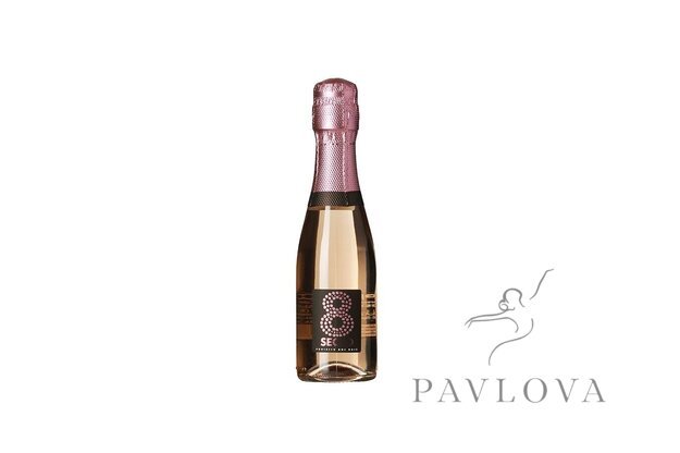 Vynas Rocca 8 Secco Rose Extra Dry, 0,2 l