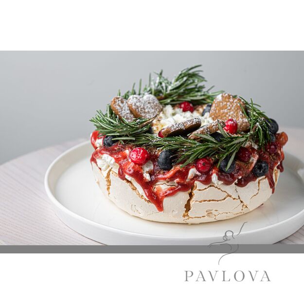 PAVLOVA TORTAS  „Kalėdos“